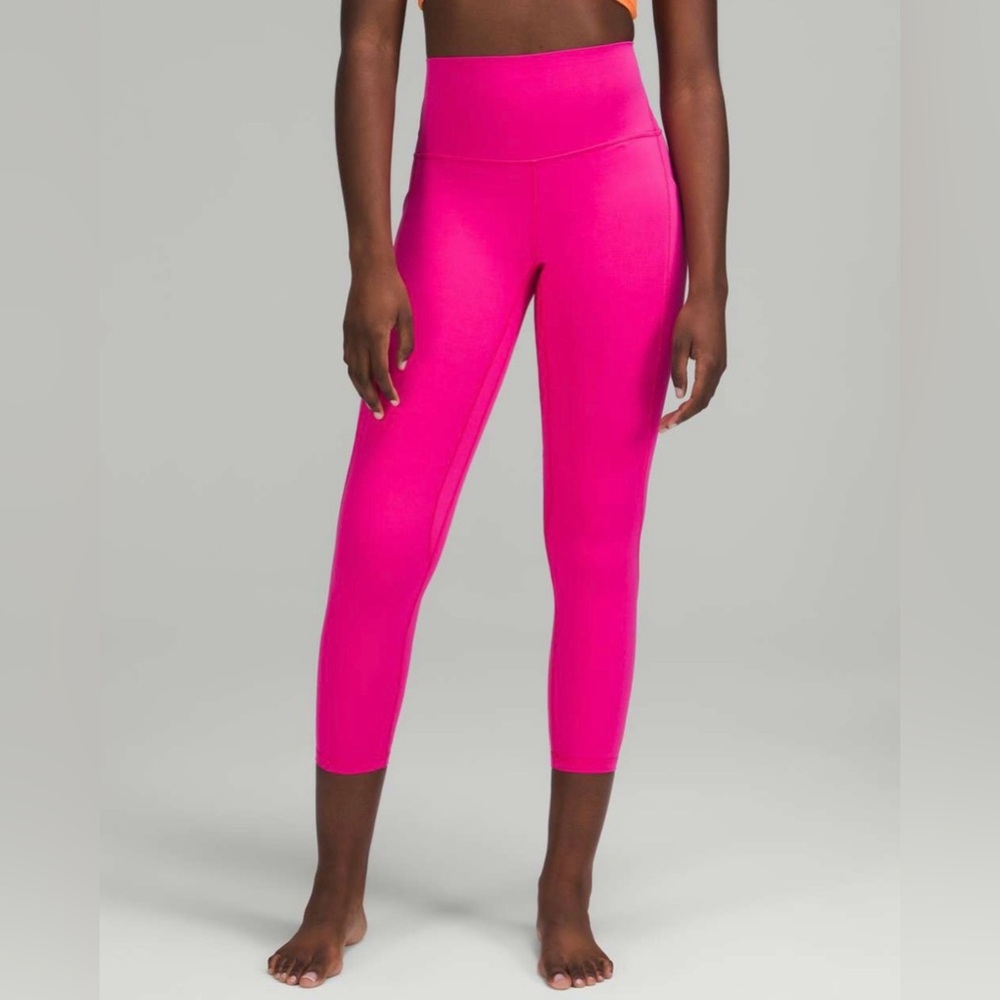 Lululemon Align High-Rise Pant with Pockets 25" Sonic Pink 4‎ Gym Yoga Workout